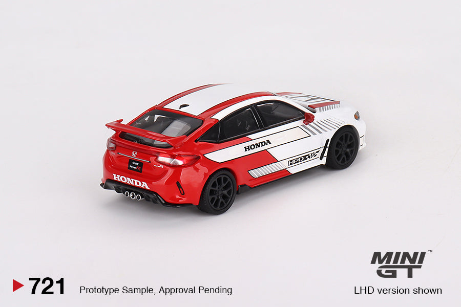 Mini GT 1/64 - Honda Civic Type R #2 2023 Pace Car White