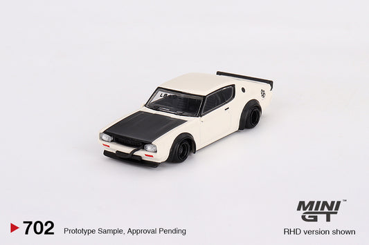 Mini GT 1/64 - Nissan Skyline Kenmeri Liberty Walk White