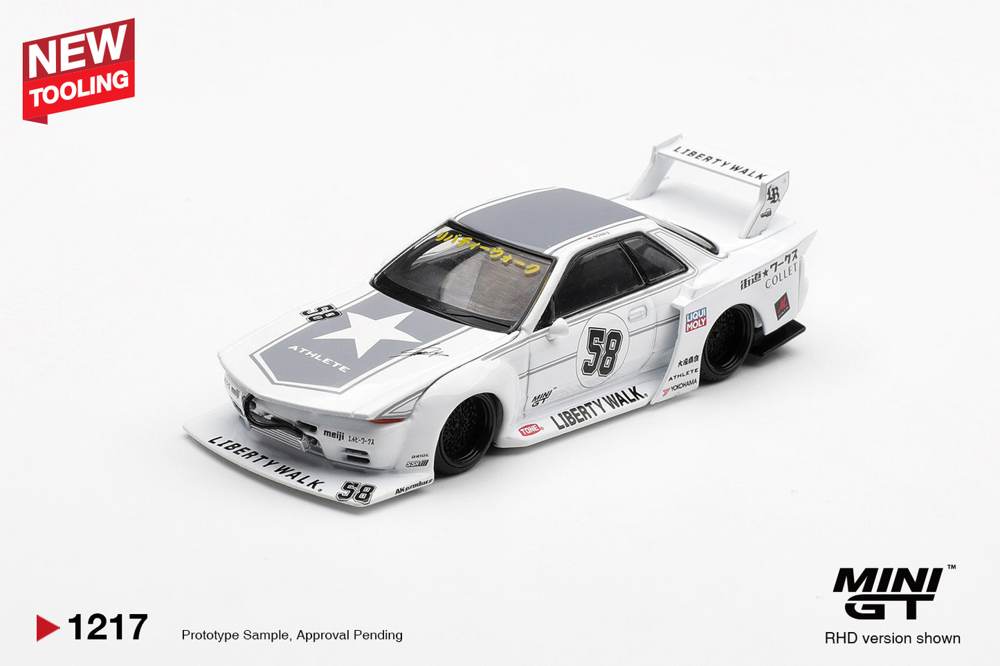 Mini GT 1/64 - Nissan Skyline GT-R (R32) Kaido Works TAS 2025