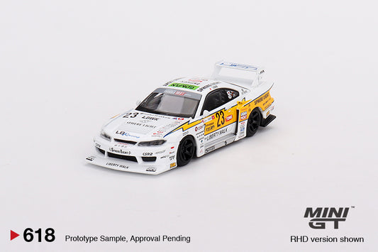 Mini GT 1/64 - Nissan LB-Super Silhouette S15 SILVIA #23 2022 Goodwood Festival of Speed (BLISTER)