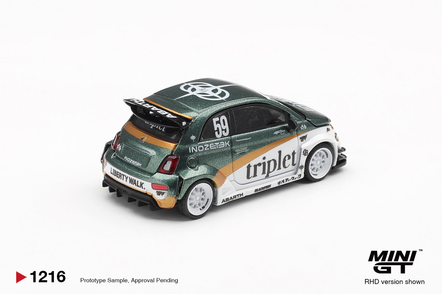 Mini GT 1/64 - Abarth 595 LB-WORKS TY Edition