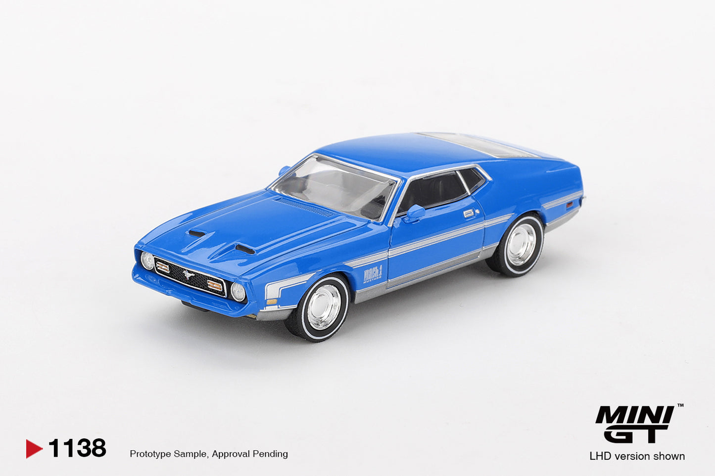 Mini GT 1/64 - Ford Mustang Mach 1 Grabber Blue