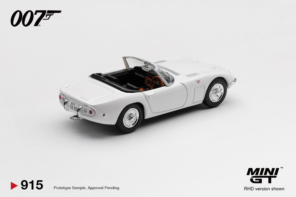 Mini GT 1/64 - Toyota 2000GT Roadster "You Only Live Twice" Blister Pack