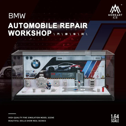 MoreArt 1/64 Diorama - BMW Automobile Repair Workshop