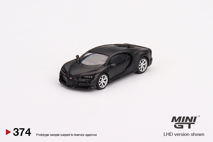 Mini GT 1/64 - Bugatti Chiron Super Sport 300+ Matte Black