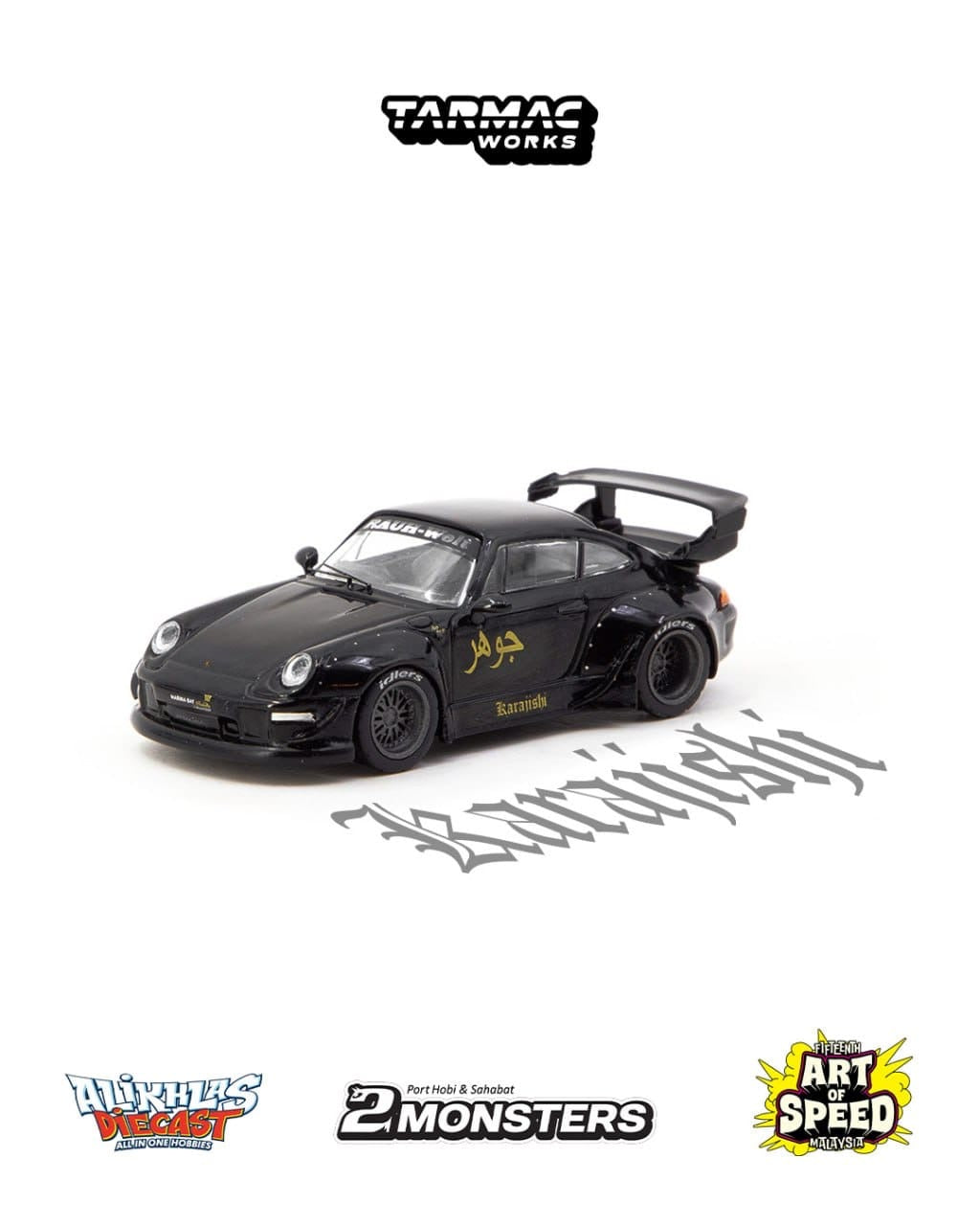 Tarmac Works 1/64 - Porsche RWB 993 Karajishi Art Of Speed 2026 Event Edition