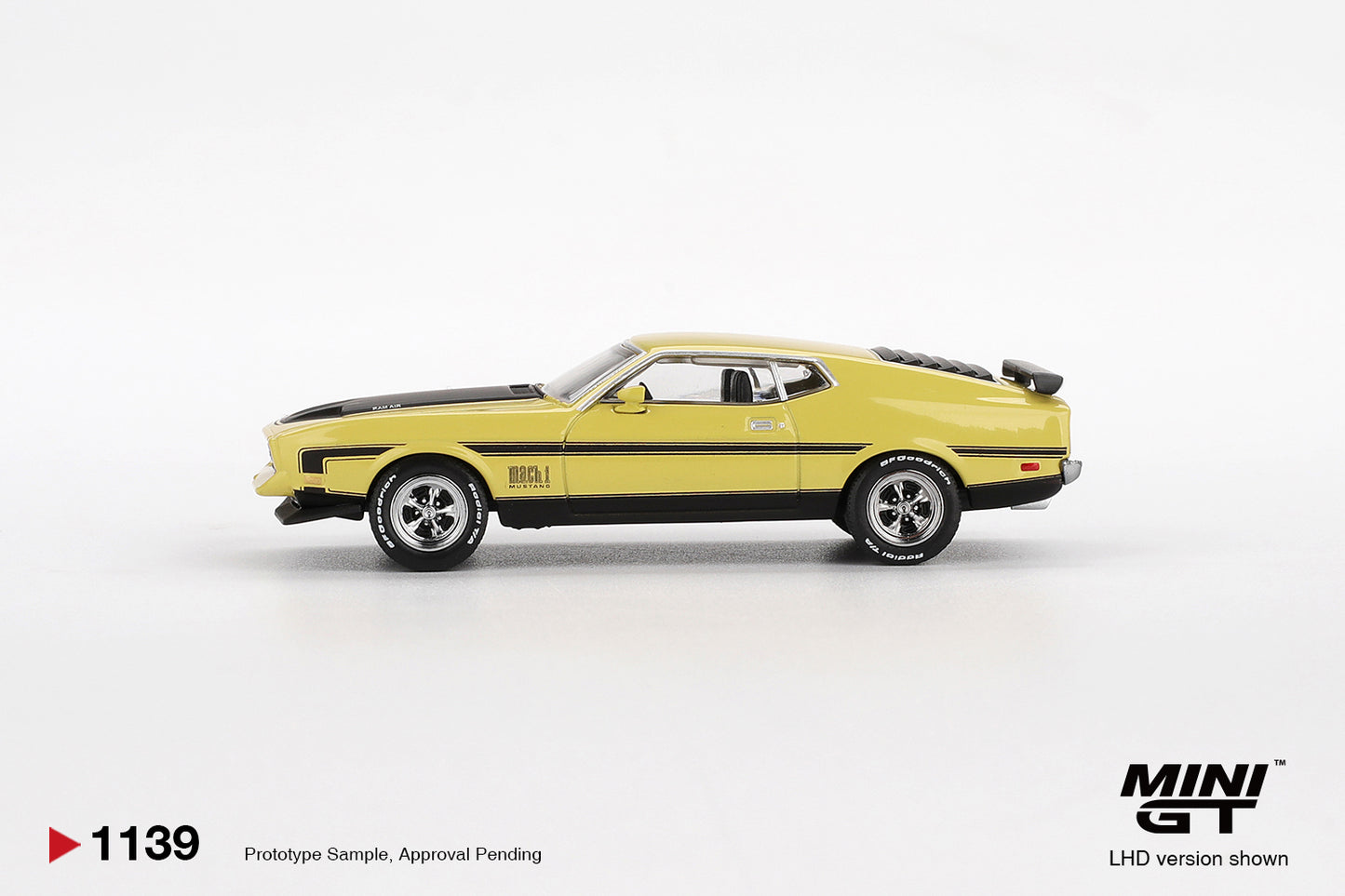 Mini GT 1/64 - Ford Mustang Mach1 Grabber Yellow