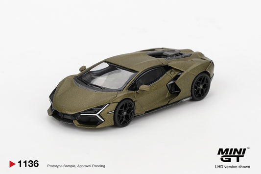 Mini GT 1/64 - Lamborghini Revuelto Verde Gea Matte