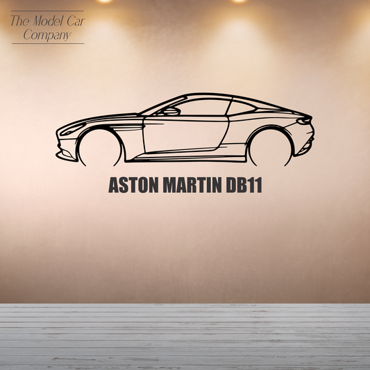 Wall Art Silhouette - Aston Martin DB11