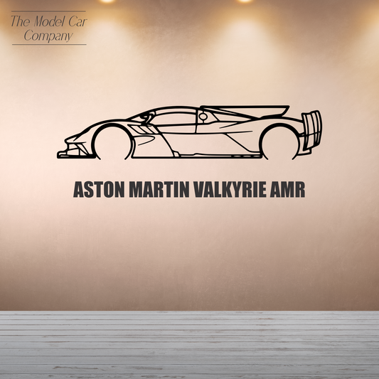 Wall Art Silhouette - Aston Martin Valkyrie AMR