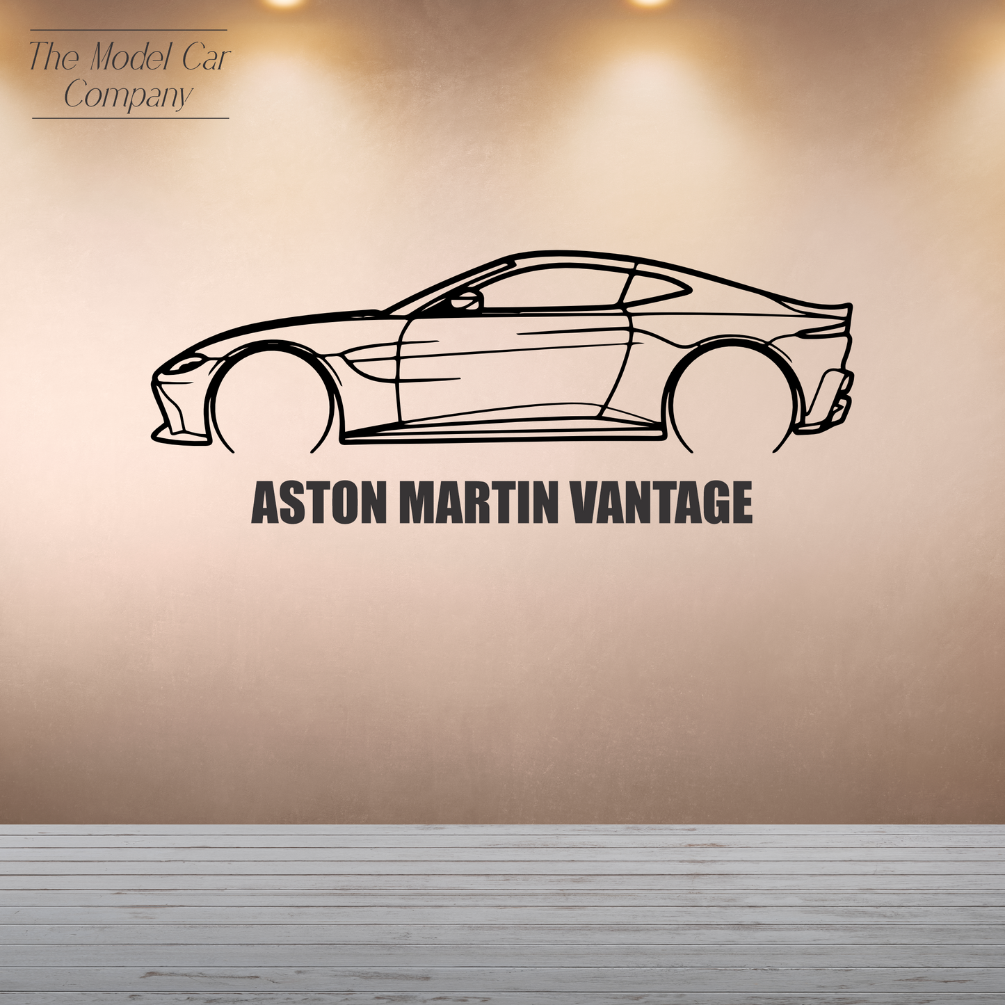 Wall Art Silhouette - Aston Martin Vantage