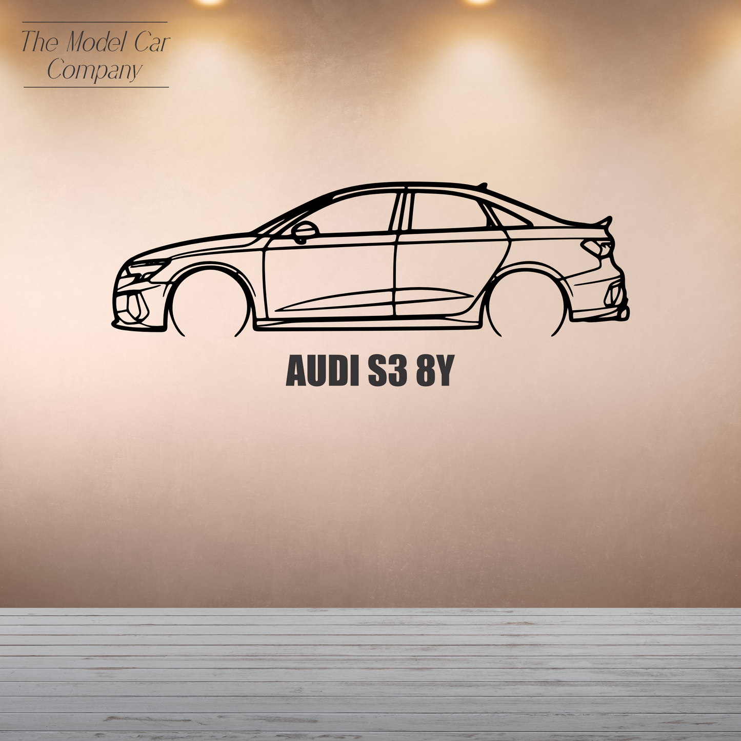 Wall Art Silhouette - Audi S3 8Y