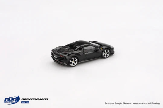 BBR Models 1/64 - Ferrari 296 GTB Nero Daytona