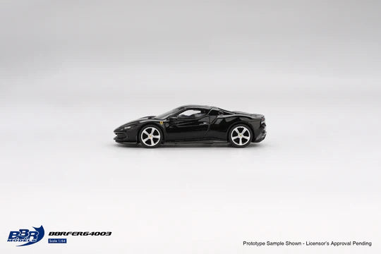 BBR Models 1/64 - Ferrari 296 GTB Nero Daytona