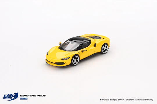 BBR Models 1/64 - Ferrari 296 GTB Giallo Modena