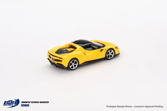 BBR Models 1/64 - Ferrari 296 GTB Giallo Modena