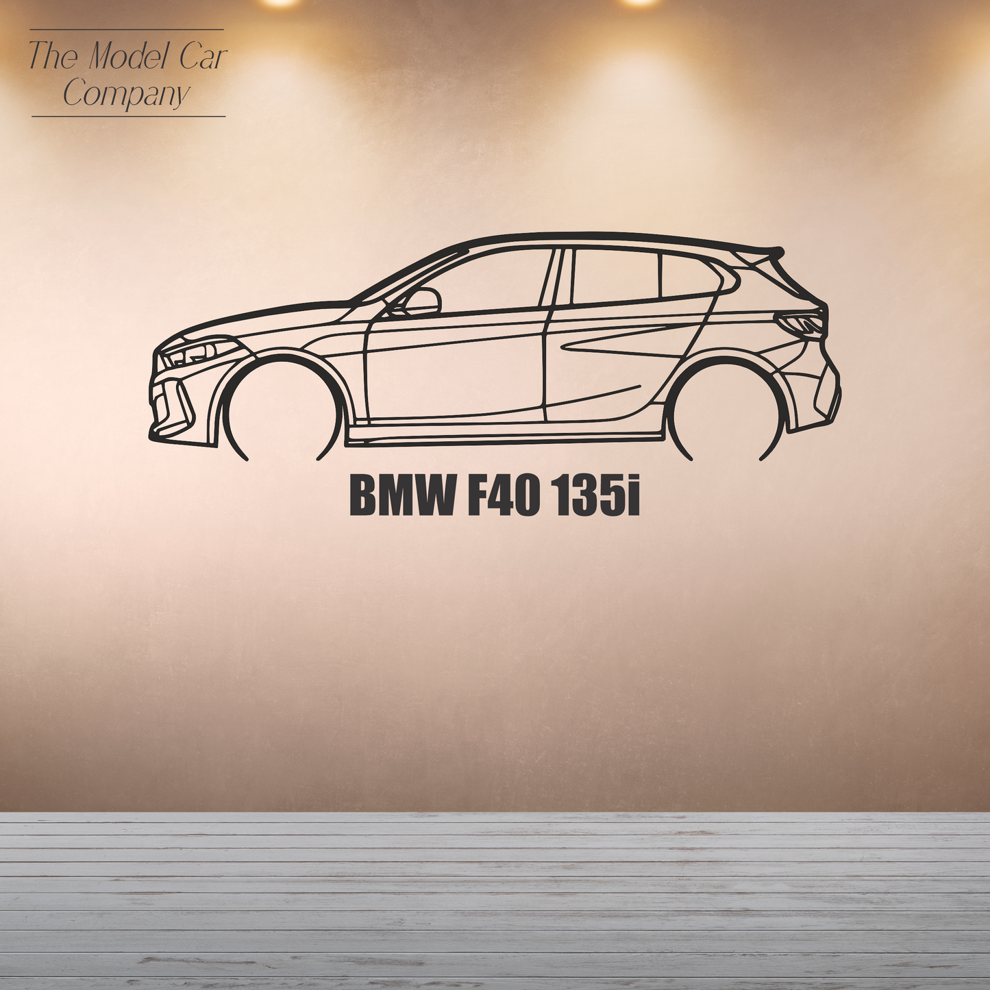 Wall Art Silhouette - BMW F40 135i