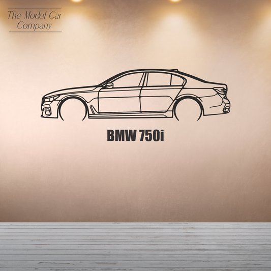 Wall Art Silhouette - BMW 750i