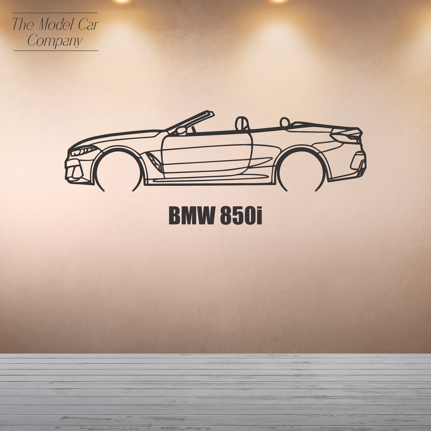 Wall Art Silhouette - BMW 850i