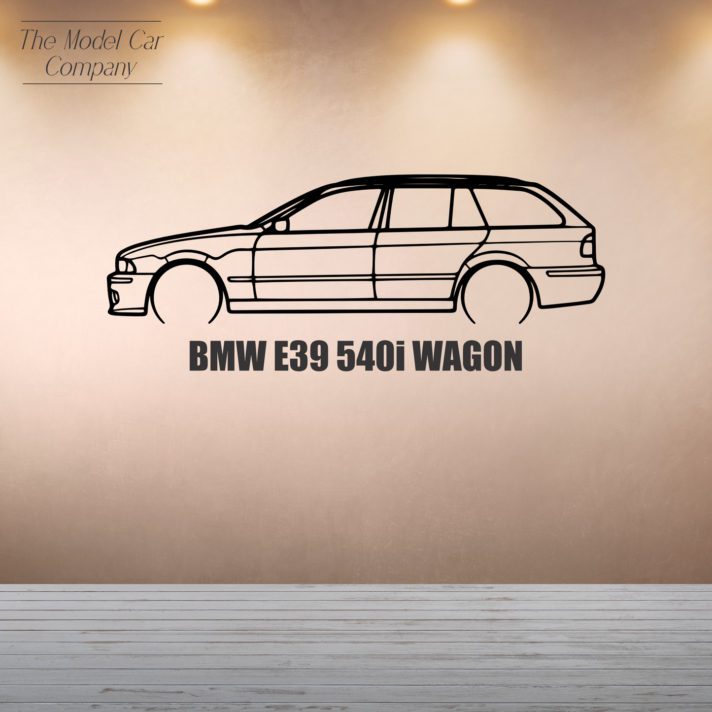 Wall Art Silhouette - BMW E39 540i Wagon