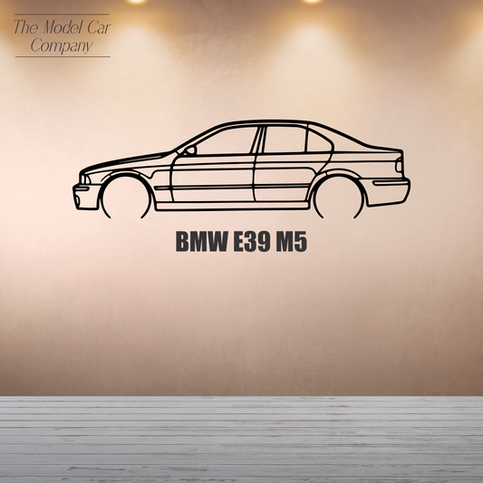 Wall Art Silhouette - BMW E39 M5