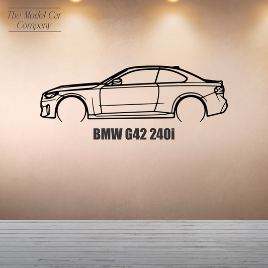 Wall Art Silhouette - BMW G42 240i