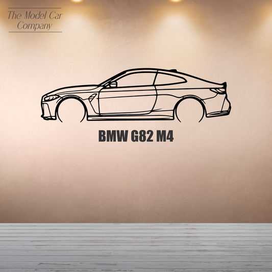 Wall Art Silhouette - BMW G82 M4