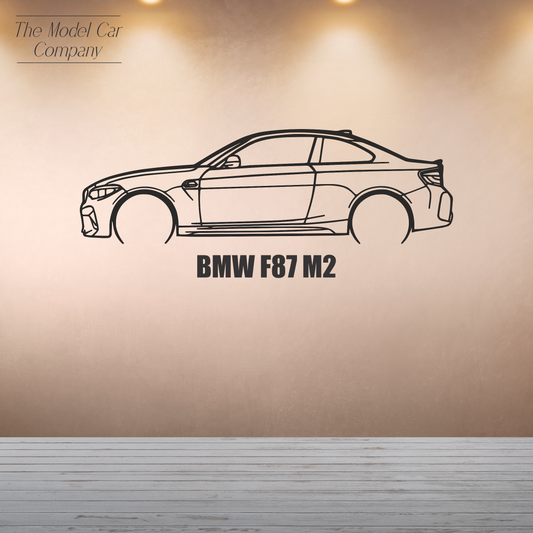 Wall Art Silhouette - BMW F87 M2