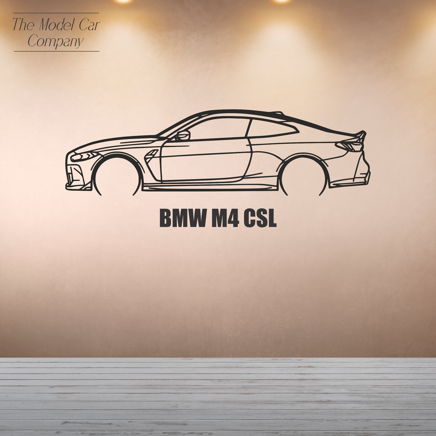 Wall Art Silhouette - BMW M4 CSL