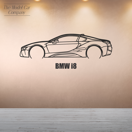 Wall Art Silhouette - BMW i8