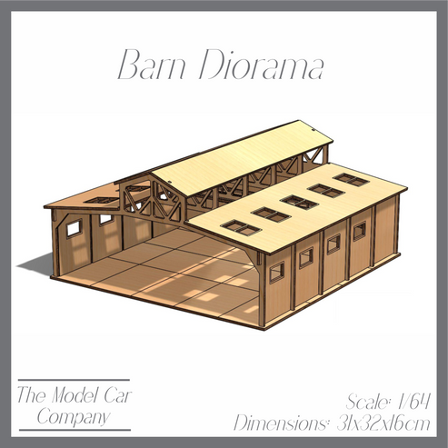 Diorama - Barn – The Model Car Company