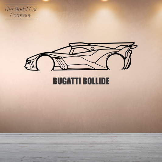 Wall Art Silhouette - Bugatti Bollide