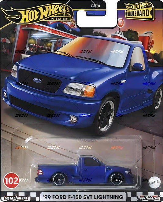 Hot Wheels Premium 1/64 - '99 Ford F-150 SVT Lightning