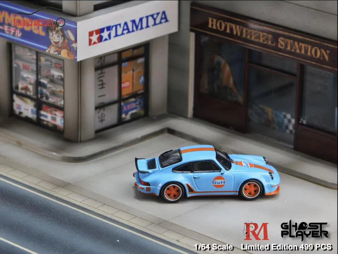 Hobby Fans x Ghost Player 1/64 - Porsche 930 Singer Gulf