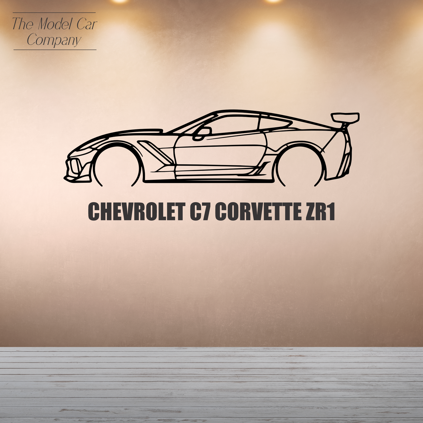 Wall Art Silhouette - Chevrolet C7 Corvette ZR1