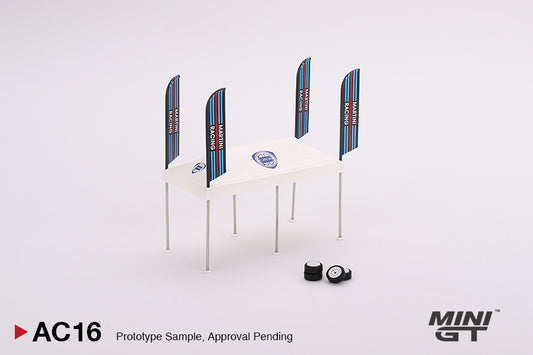 Mini GT 1/64 - Martini Racing Paddock Service Tent