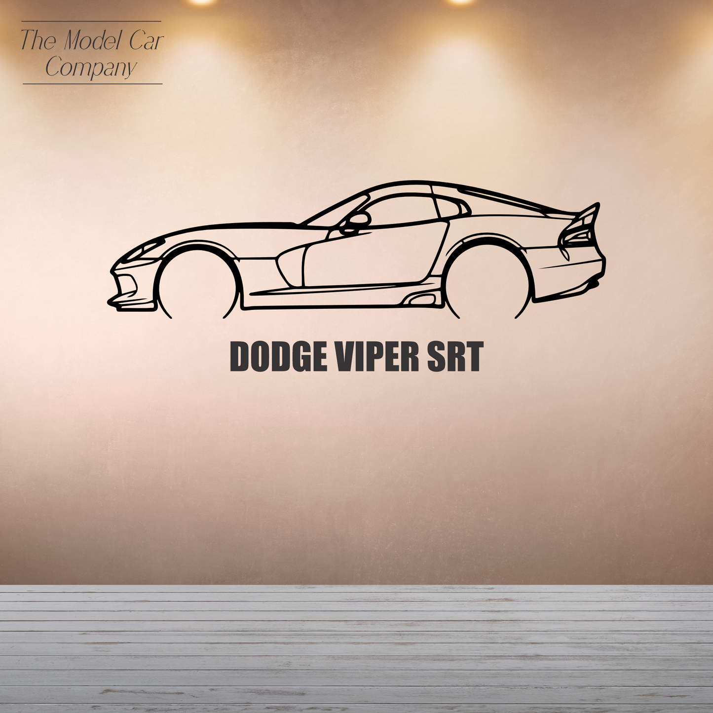 Wall Art Silhouette - Dodge Viper SRT