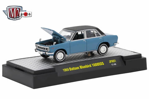 M2 Machines 1/64 - 1969 Datsun Bluebird 1600 SSS Sedan