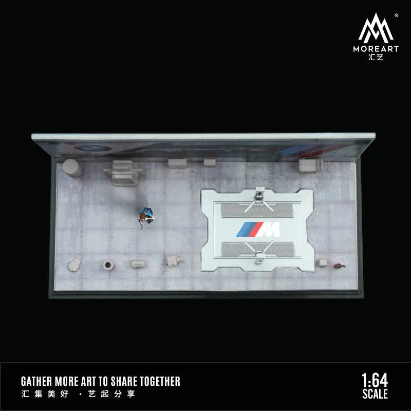 MoreArt 1/64 Diorama - BMW Automobile Repair Workshop