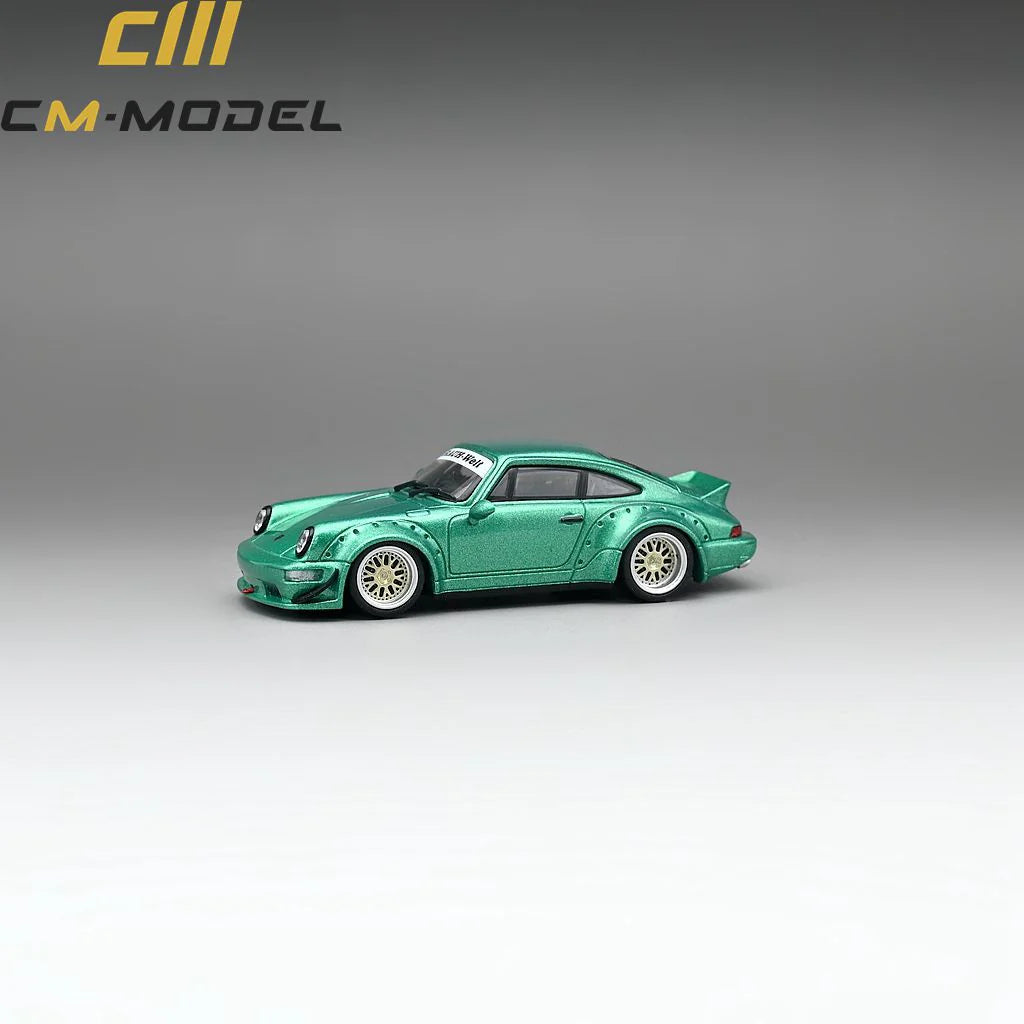 CM Model 1/64 - Porsche RWB 964 Wide Body Metallic Green