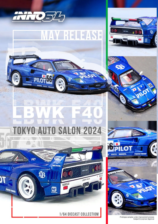 Inno64 1/64 - Ferrari LBWK F40 Tokyo Auto Salon 2024