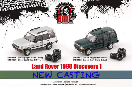 BMC 1/64 - Land Rover 1998 Discovery 1 Silver