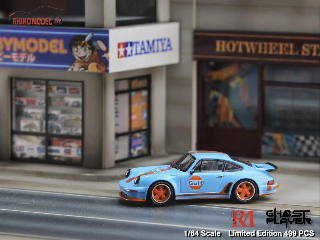 Hobby Fans x Ghost Player 1/64 - Porsche 930 Singer Gulf