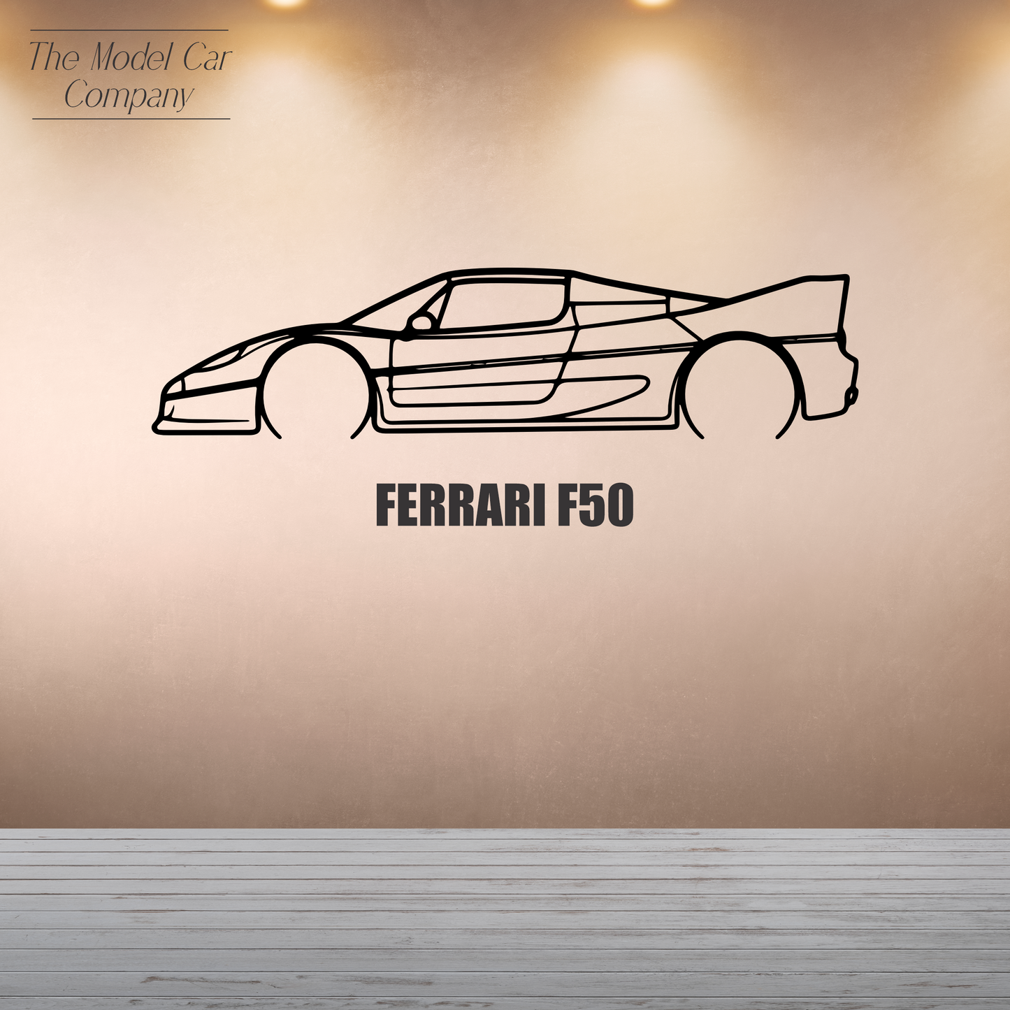 Wall Art Silhouette - Ferrari F50