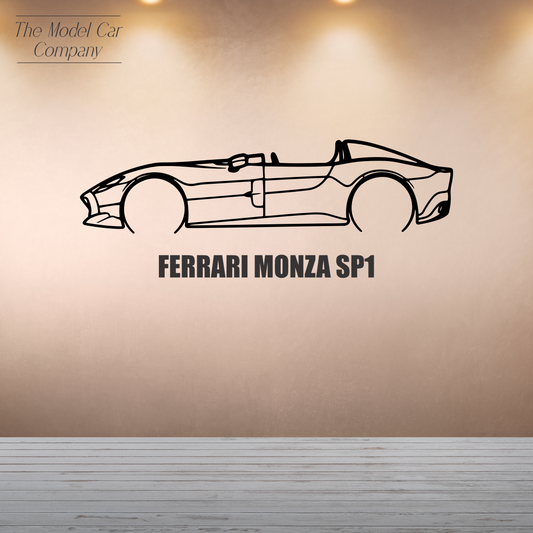 Wall Art Silhouette - Ferrari Monza P1