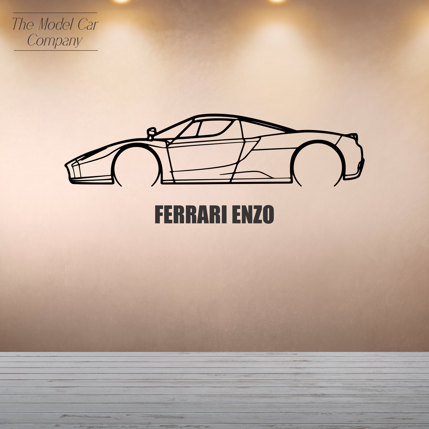 Wall Art Silhouette - Ferrari Enzo