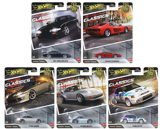 Hot Wheels Car Culture Set of 5 - Modern Classics
