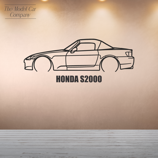 Wall Art Silhouette - Honda S2000