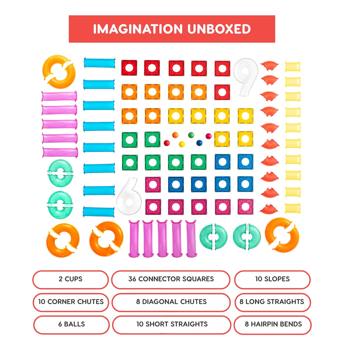 Imagimags - Marble Run Set