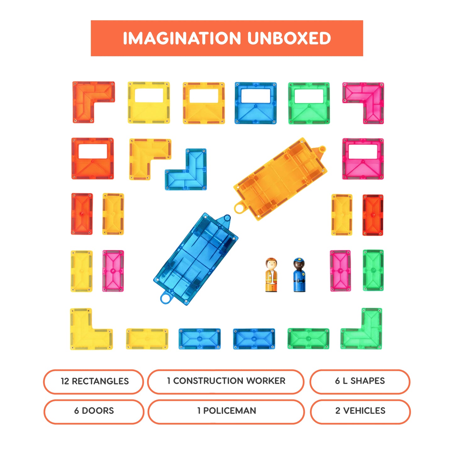 Imagimags - Vehicle Set